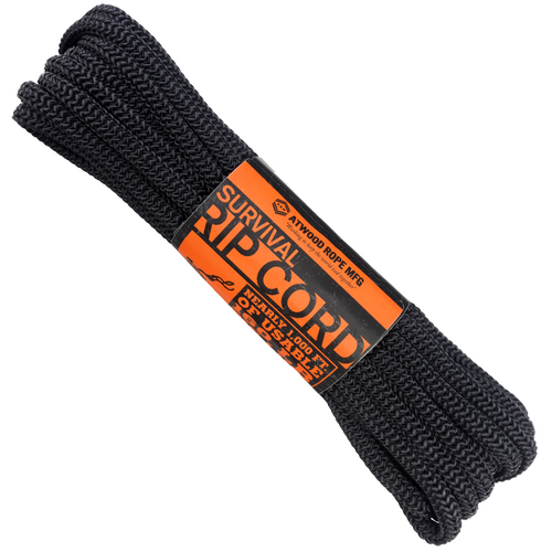 Atwood Rope 50ft Parapocalypse Paracord Black