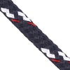 Arm Double Braid Black w/ White & Red Tracer