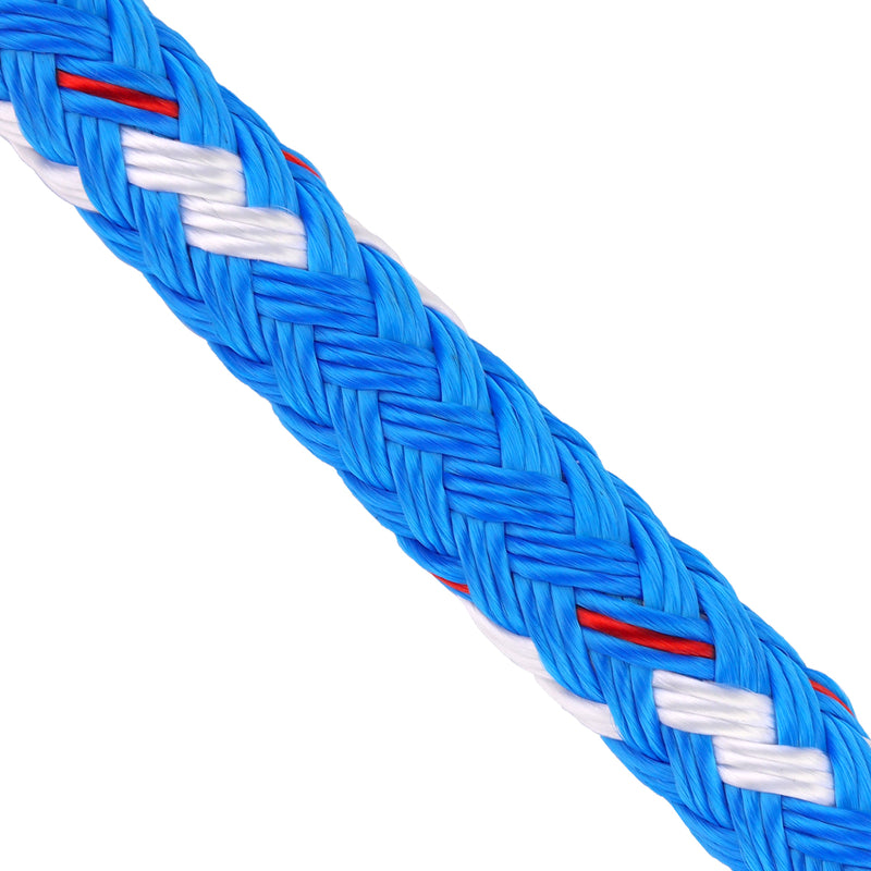 Arm Double Braid Blue w/ White & Red Tracer