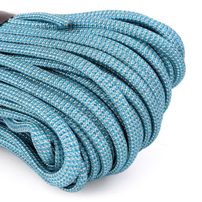 White Teal Light Blue metallic Closeup