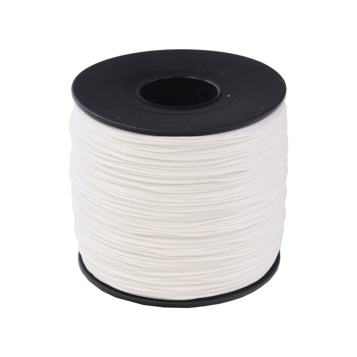 White braided fishing line with superior strength and utility