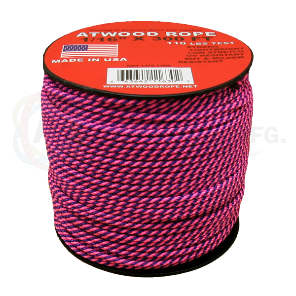 1 16 purple hot pink stripes 300ft 