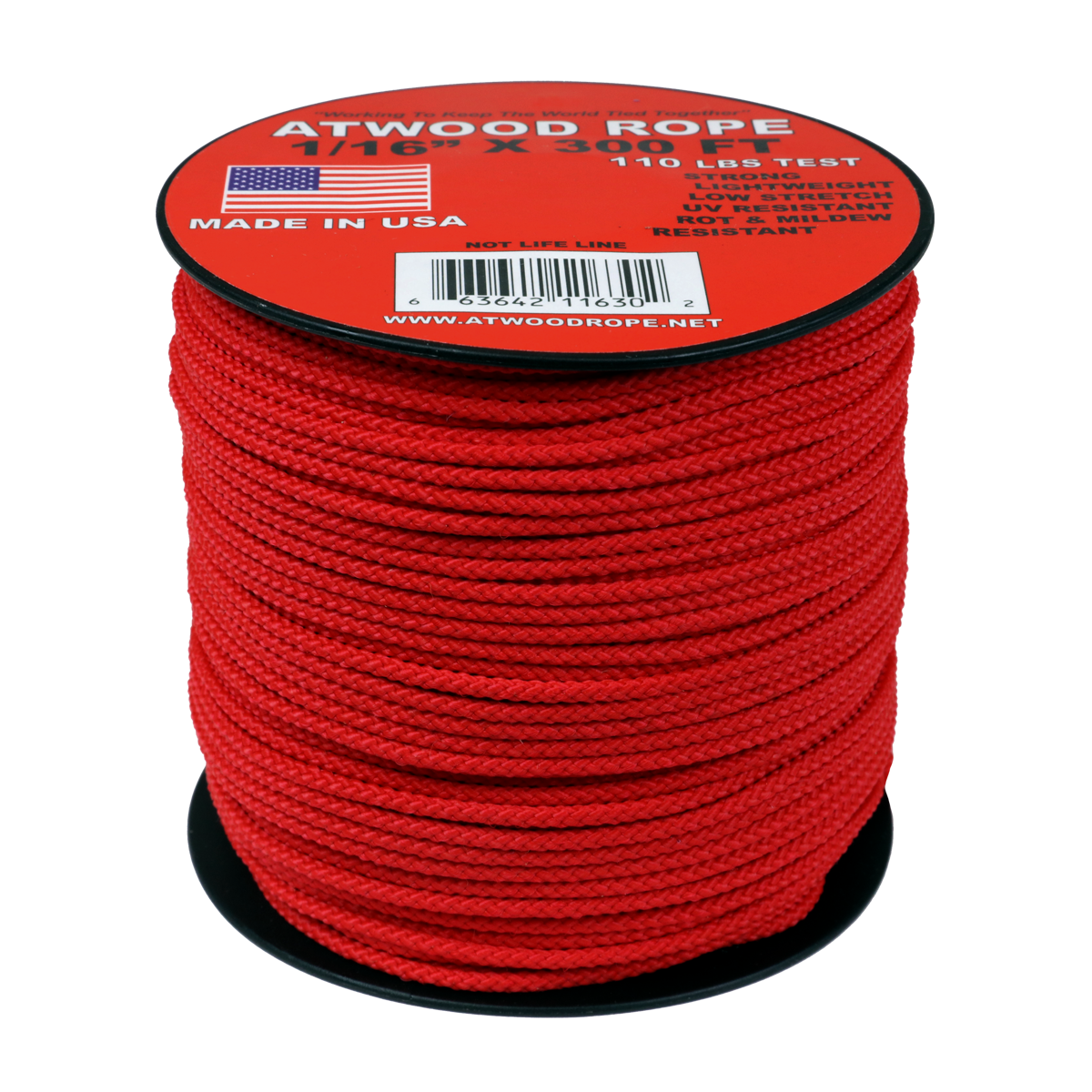 1/16 - Red – Atwood Rope MFG