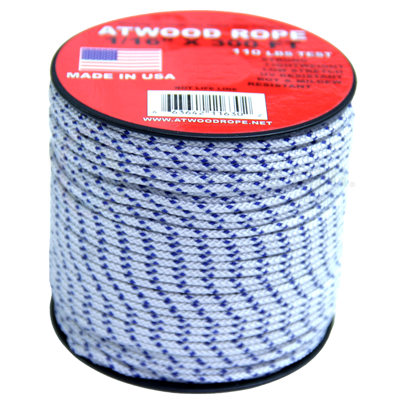1 16 white w blue tracer 300ft utility