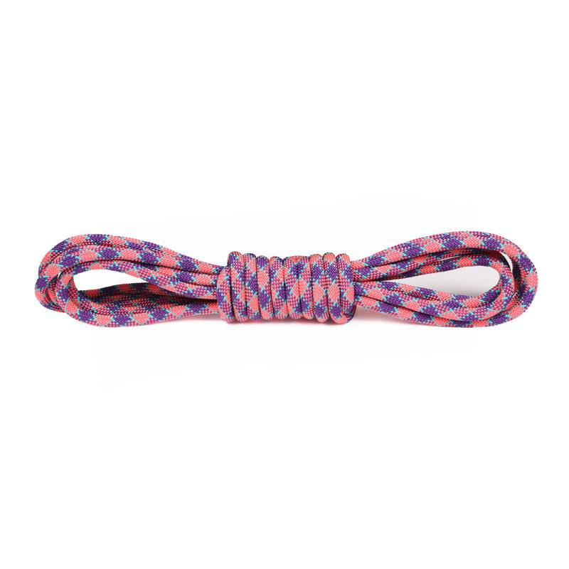 3 8 Double Dutch Jump Rope Purple and pink check with teal tracer horizontal