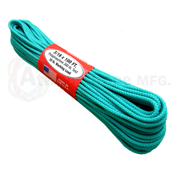 3/16 x 100ft - Teal – Atwood Rope MFG