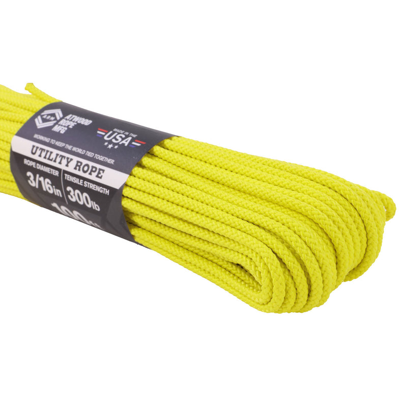 3/16 x 100ft - Yellow – Atwood Rope MFG