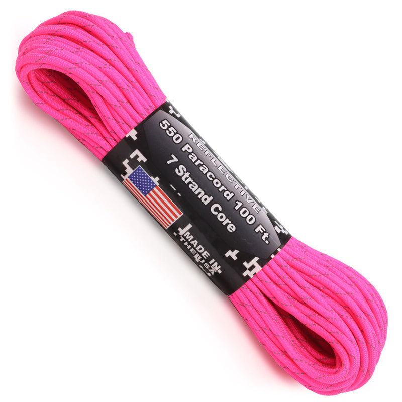 550 Paracord Reflective - Hot Pink – Atwood Rope MFG