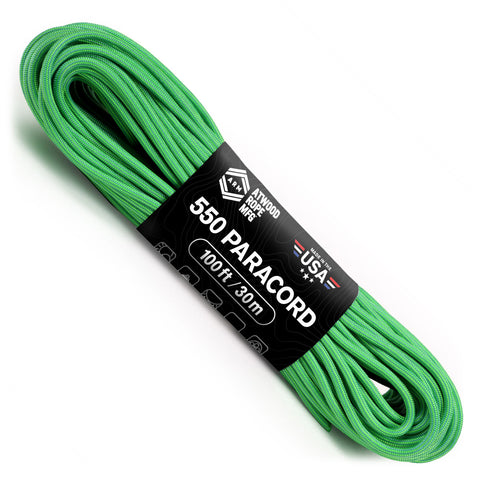 Atwood 550 Cord Paracord 100ft - Olive Drab