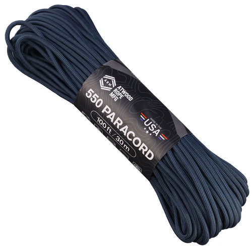 Atwood Rope Parapocalypse Ultimate Survival Cord, Black, 100 Feet -  KnifeCenter - RG1294H