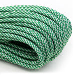 550 paracord spirals green and white close