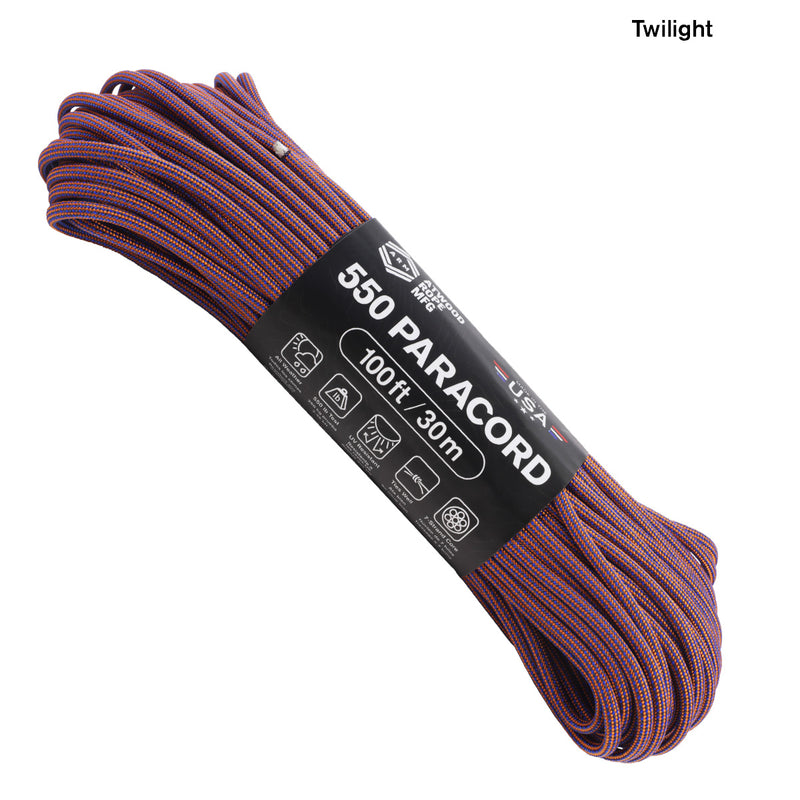 Atwood Rope MFG - 550 Paracord - Red - 300ft 