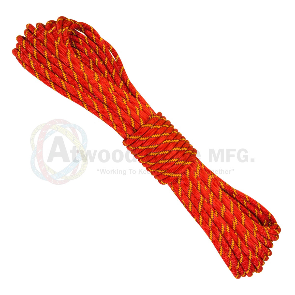 7/16 Static Rappelling - Red Yellow & Black – Atwood Rope MFG
