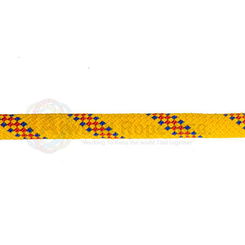 7 16 x 150ft static rappelling yellow blue red really close