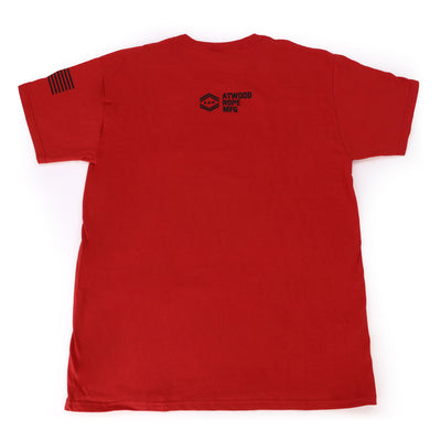 ARM Red w Black T-Shirt Back