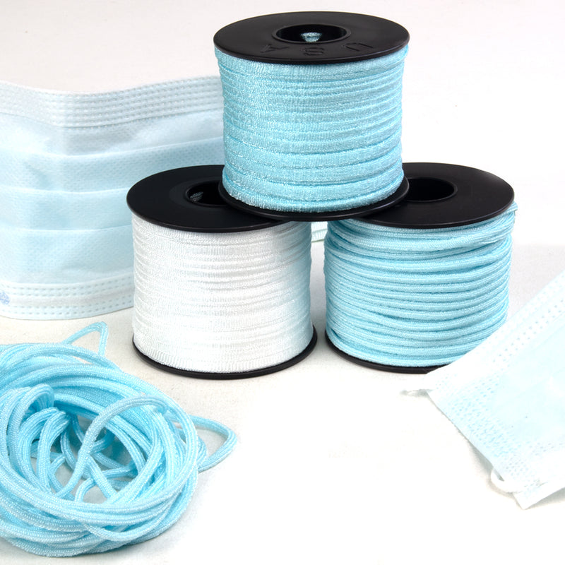 Sewing Elastic - 1/8 Inch (3mm) and 1/4 Inch (6mm) Elastic for Masks