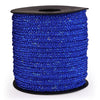 5 16 xl plush elastic 40 ft spool blue with crystal glitter