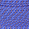1 16 royal blue w orange white dots close