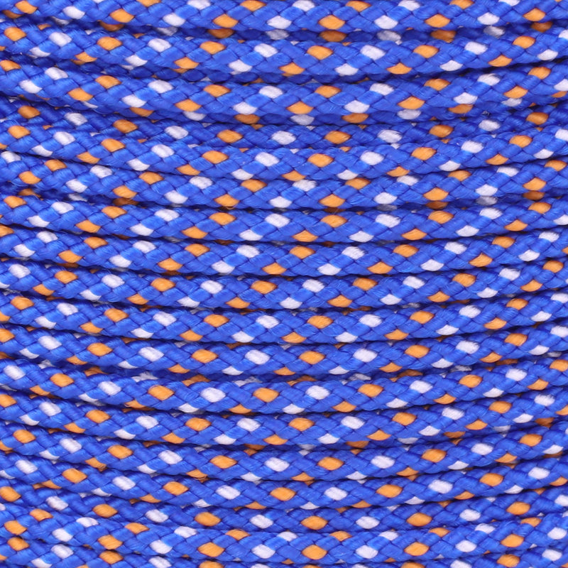 1 16 royal blue w orange white dots close