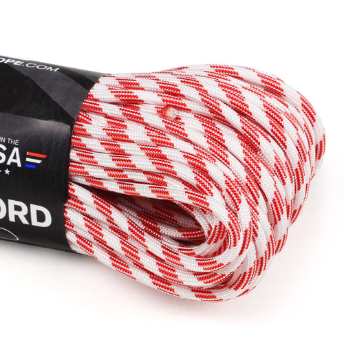 550 paracord candy cane close