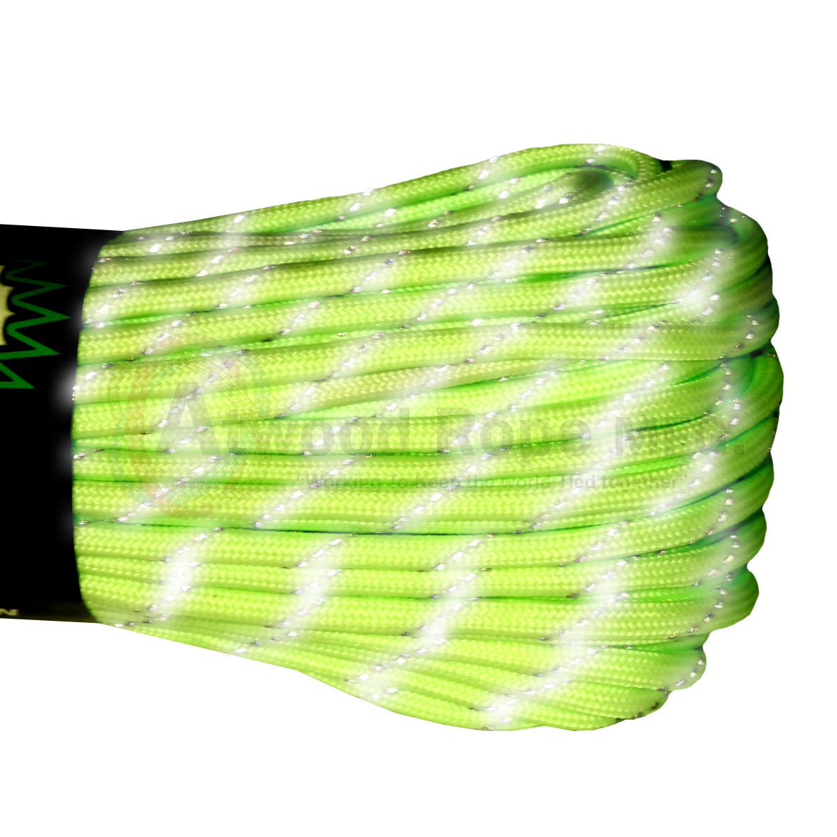 Glow in the Dark Paracord 550 Paracord Black White Green Waterproof Great  Under UV Lights 