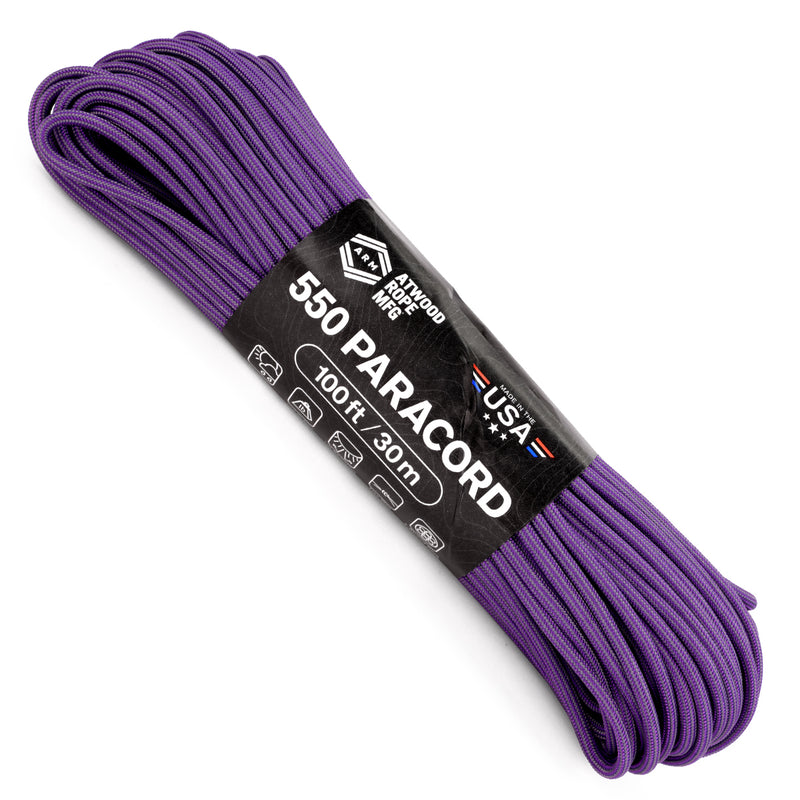 550 paracord line patterns purple and grey
