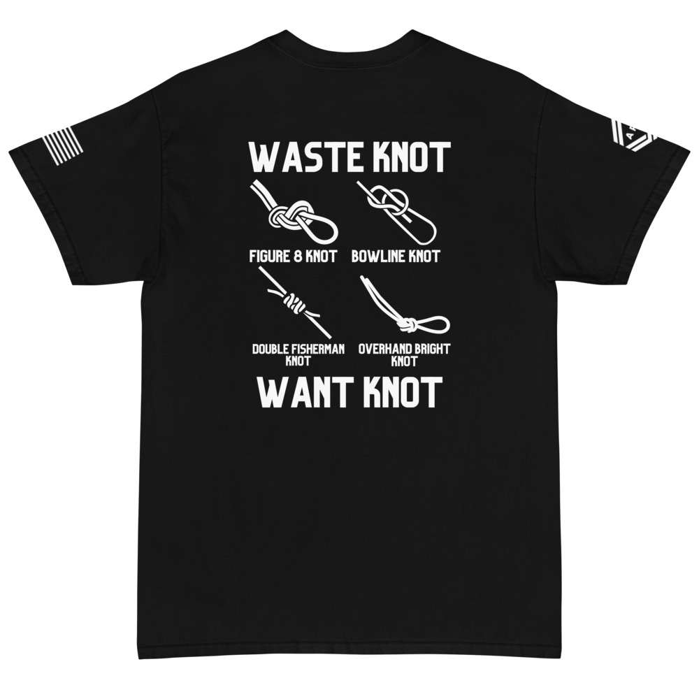 ARM Knot Black T-Shirt Back