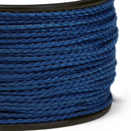 1.18mm x 125ft micro kevlar blue closeup micro cord