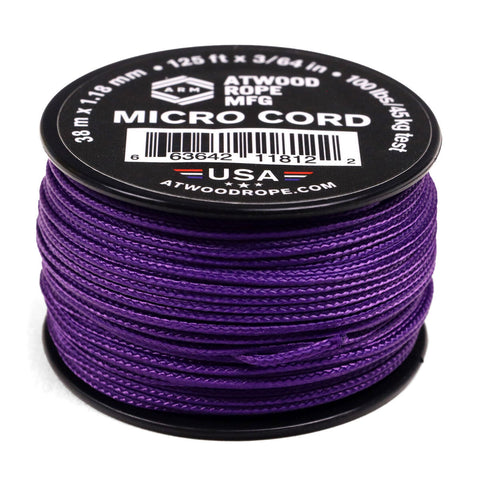 1.18mm Micro Cord - Purple – Atwood Rope MFG