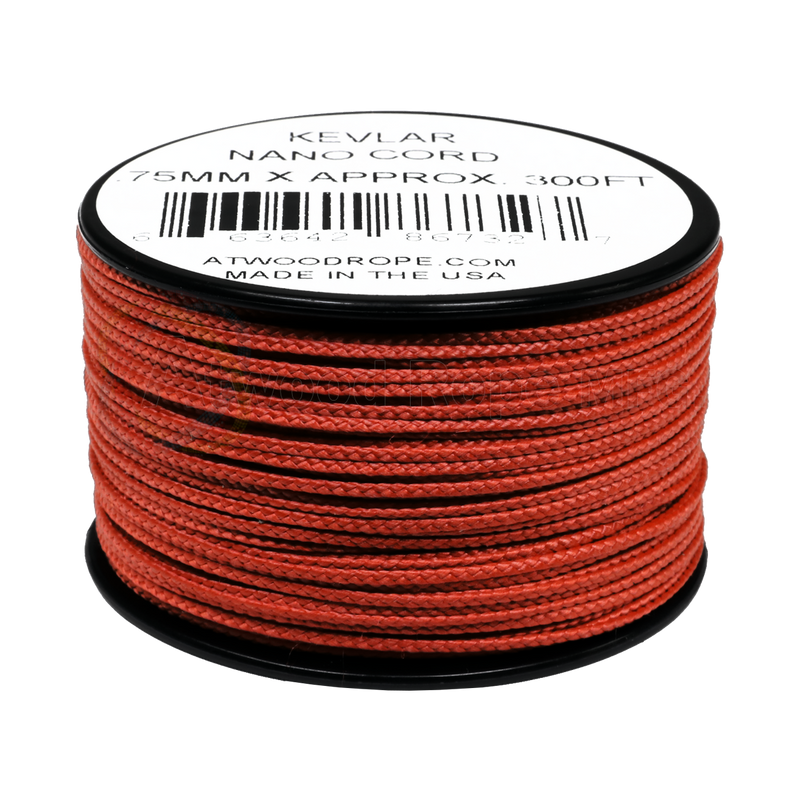 75mm Nano Cord Kevlar - Red – Atwood Rope MFG