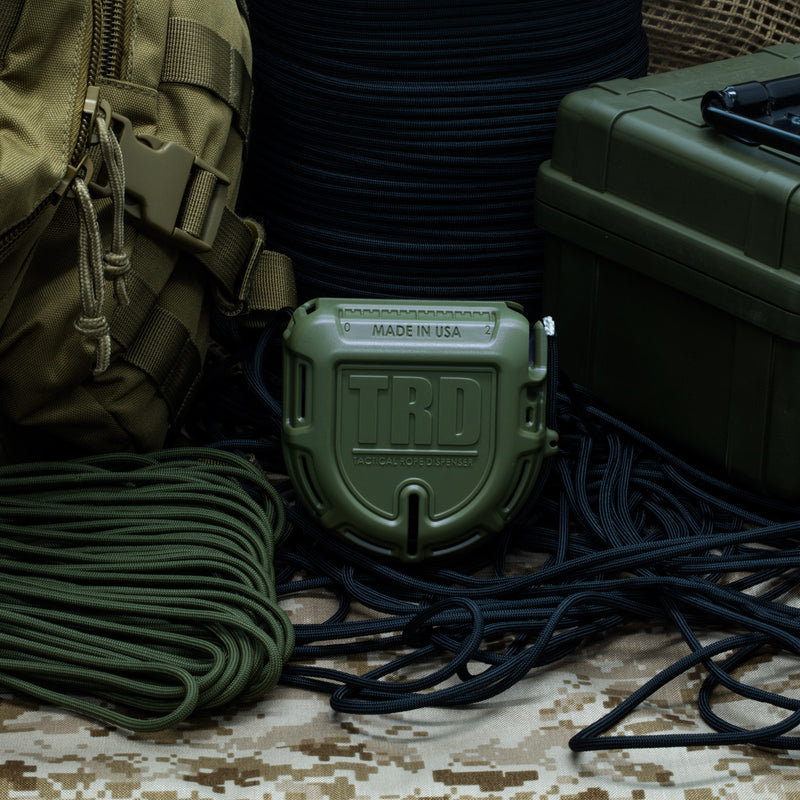 trd tactical rope dispenser od wide view