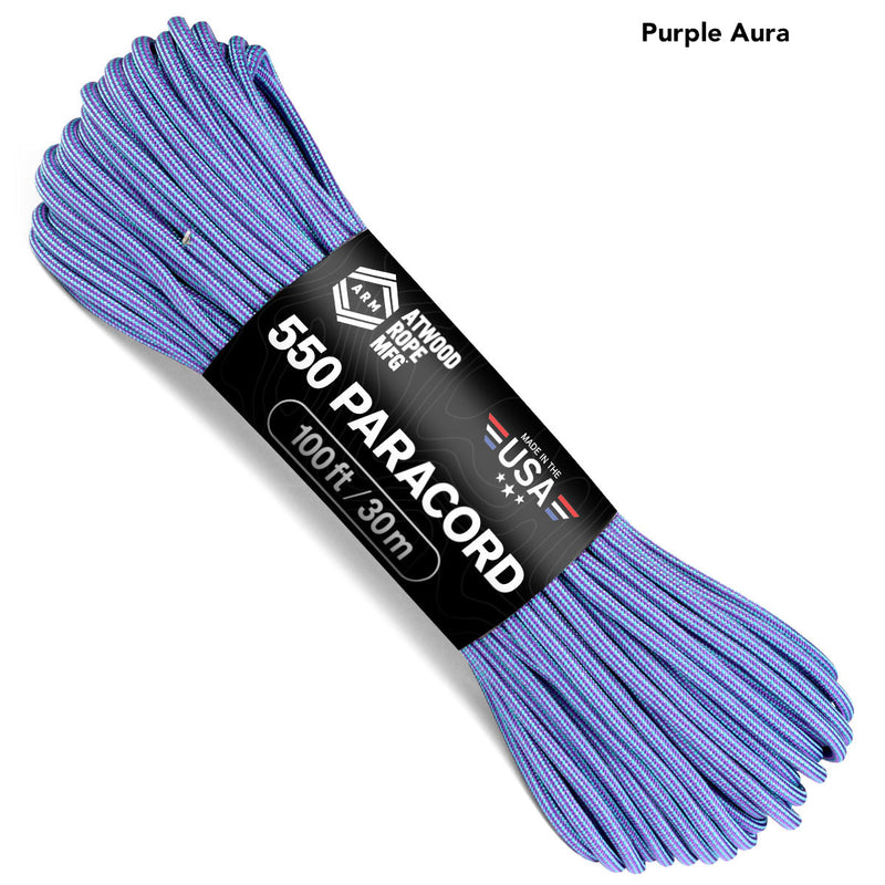 Atwood Rope MFG Color Changing 550 Paracord 100 Feet 7-Strand