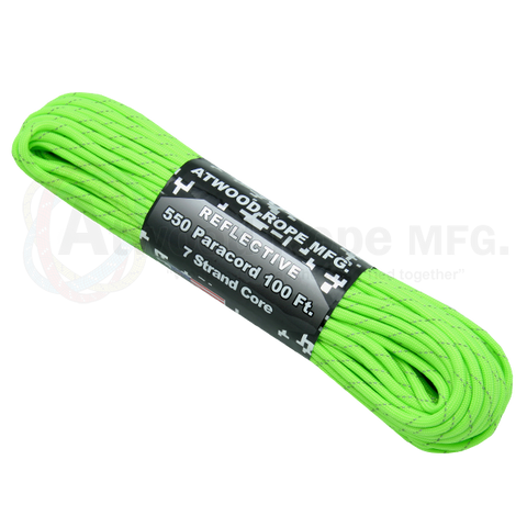 550 Paracord Reflective - Neon Green – Atwood Rope MFG