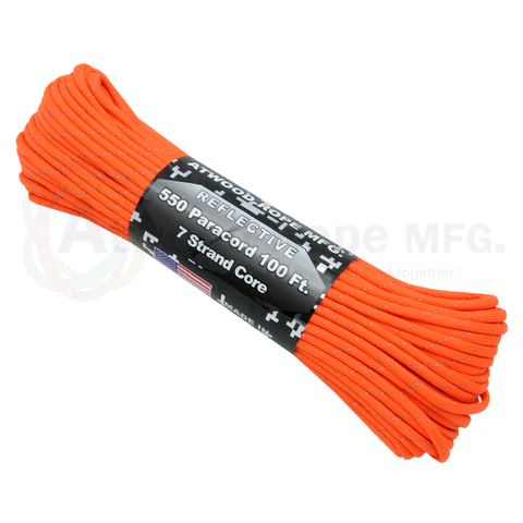550 Paracord Reflective - Neon Orange – Atwood Rope MFG