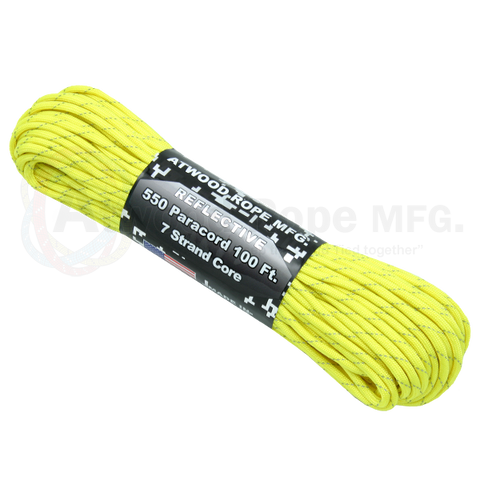 bison Slutning frugthave 550 Paracord Reflective - Neon Yellow – Atwood Rope MFG