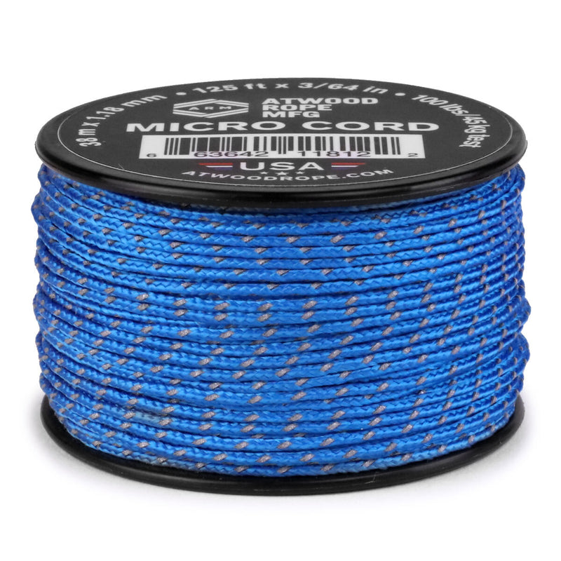 Atwood Micro Cord Paracord 125ft Blue