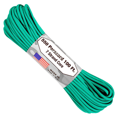 550 x 100ft paracord aqua