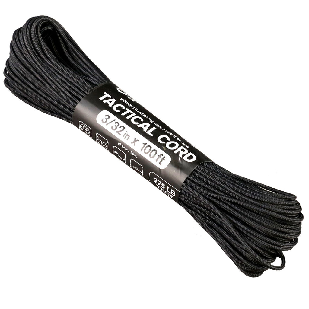 275 Cord 3/32 Tactical - Black – Atwood Rope MFG