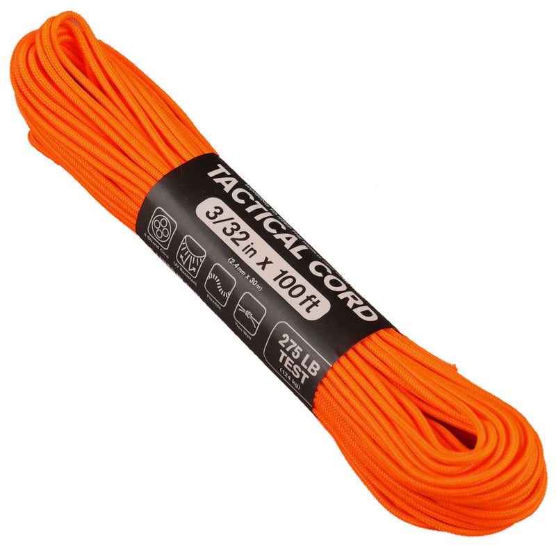275 Cord 3/32 Tactical - Neon Orange – Atwood Rope MFG