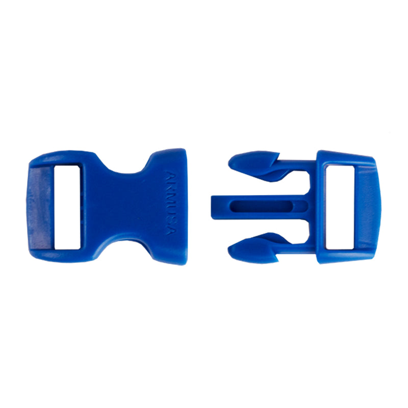 paracord buckles blue open