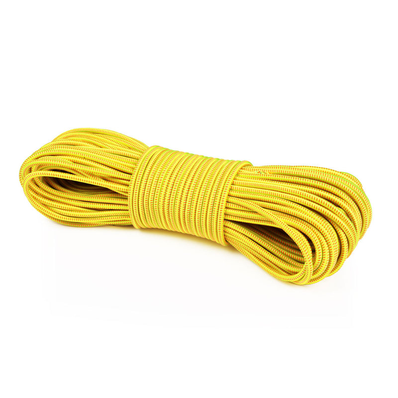 Neon Yellow Bungee Shock Stretch Cord 1/4 Diameter