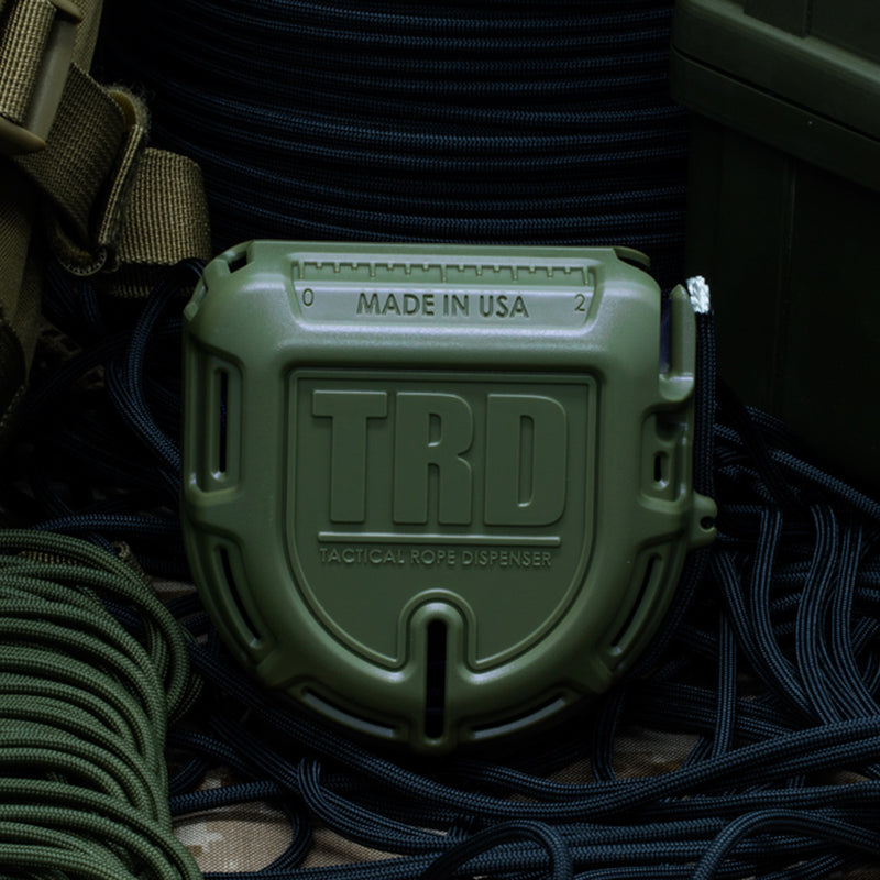 trd tactical rope dispenser od  front style