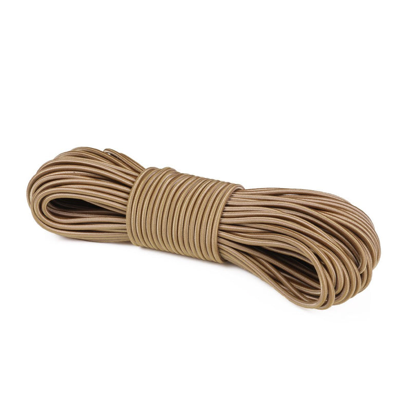 Elastic Nylon Bungee Shock Cord Cables Luggage Tying Brown Rope